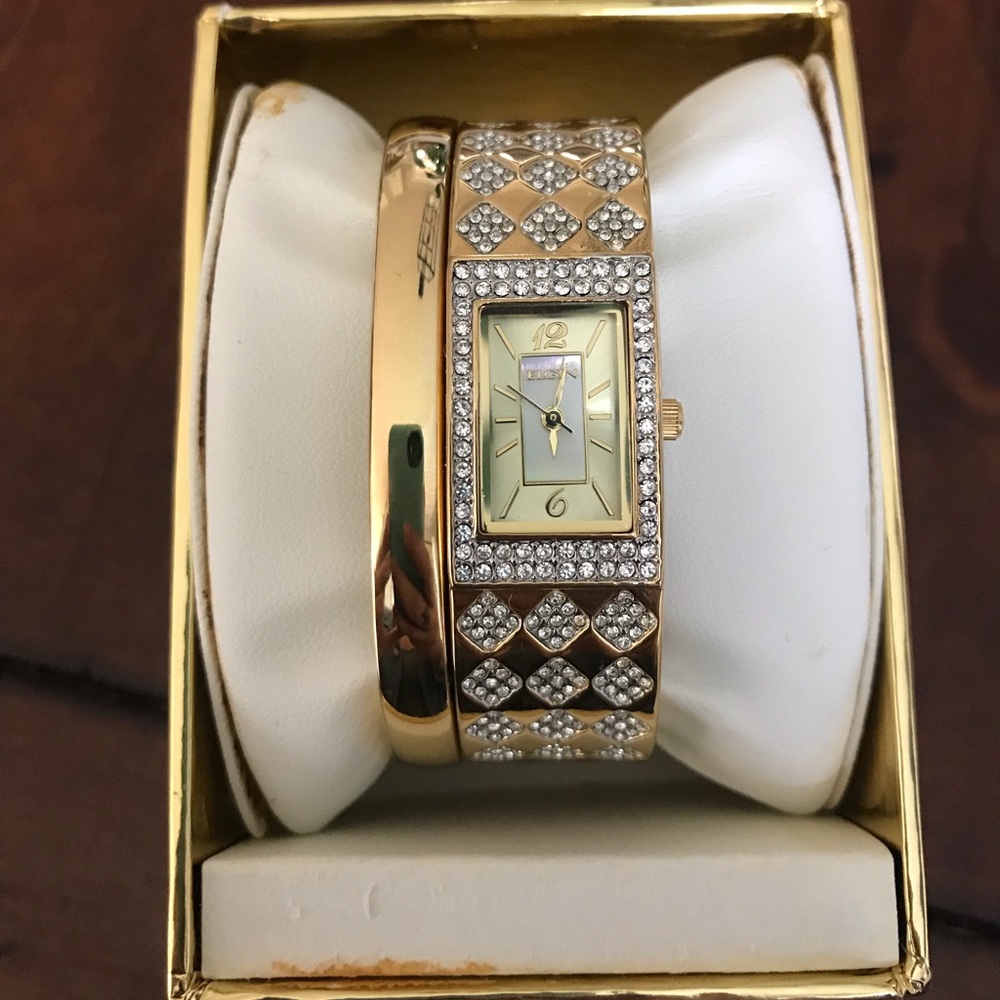Gold Elgin watch